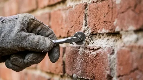 Repointing the front of a brick cottage near Schiller Park